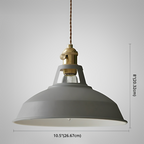 Industriële Retro Hanglamp Metaal 1-Lichts Voor Restaurant