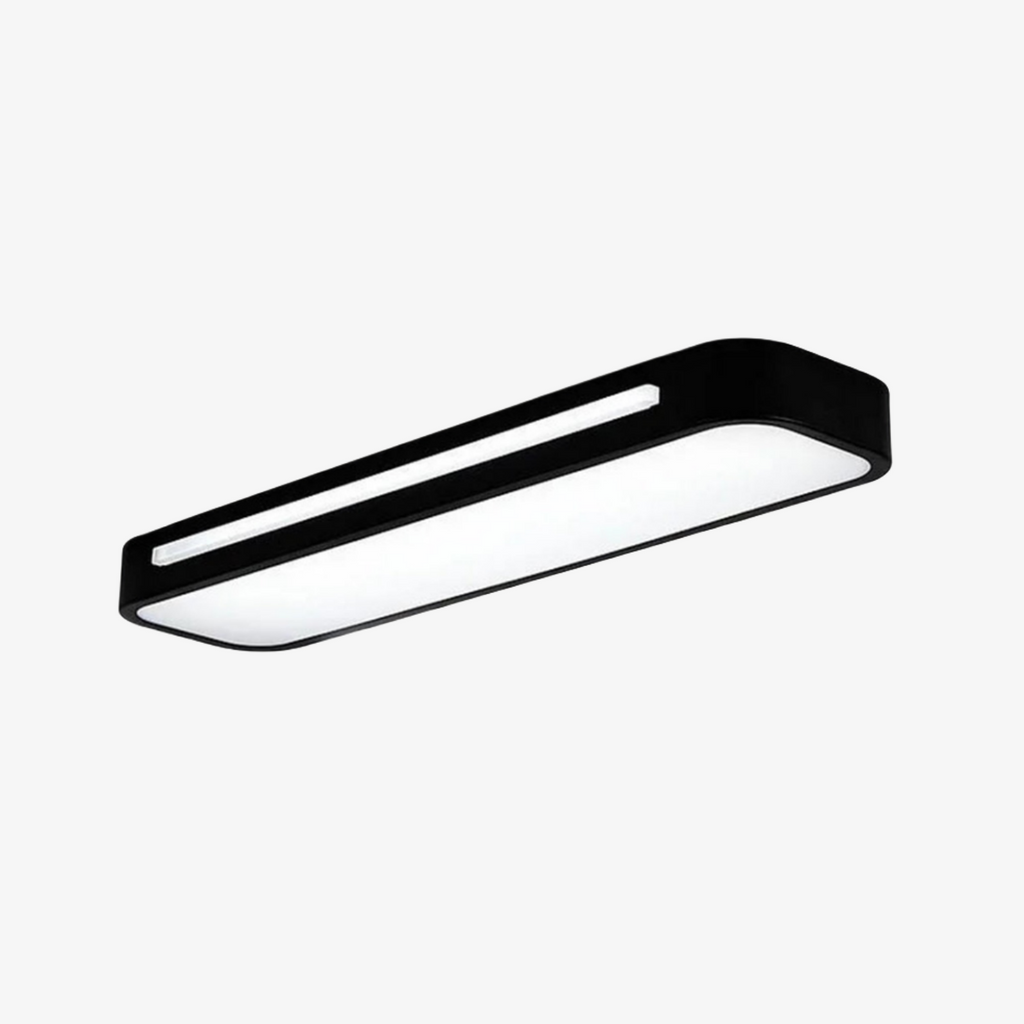 Moderne Nordic Minimalistische Lange LED Dimbare Plafondverlichting voor Woonkamer en Eetkamer