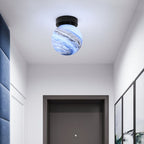 Planet Glass Moderne Plafondlamp Voor Slaapkamer Met Glazen Bol Elegante Design