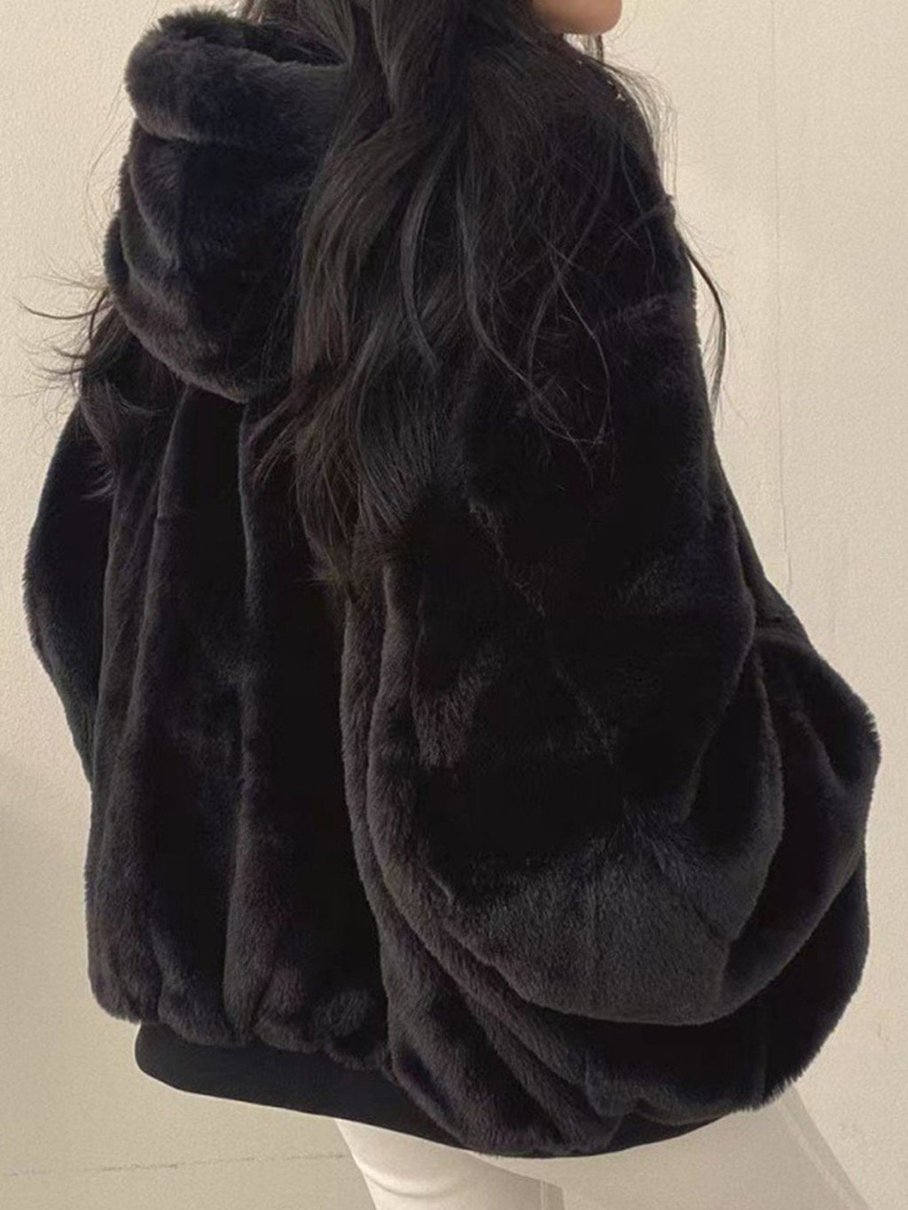 Hoodie-Jacke Fleece-Reversible Comfortabele Design Modieus