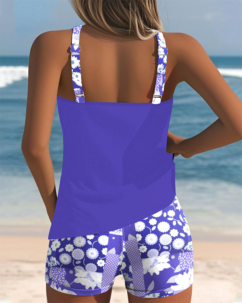 Badpak Setje Luchtige Tanktop en Short Comfort Stijlvol