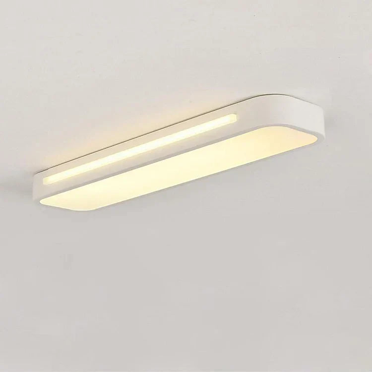 Moderne Nordic Minimalistische Lange LED Dimbare Plafondverlichting voor Woonkamer en Eetkamer