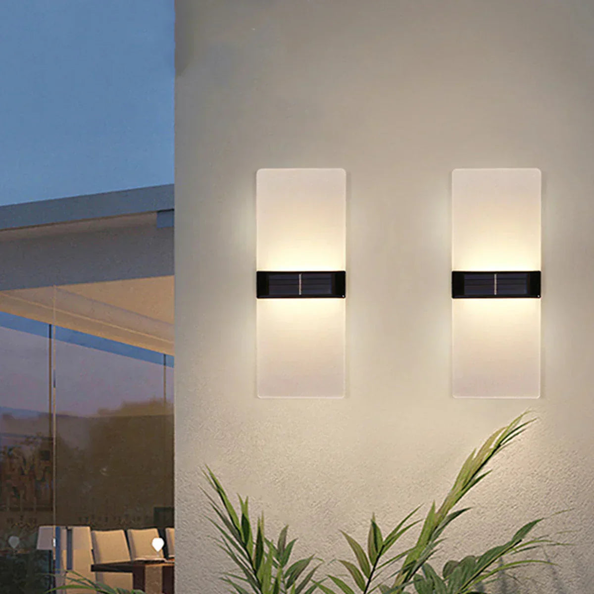 LuminaraSolar - Solar LED Wandlamp voor Buiten