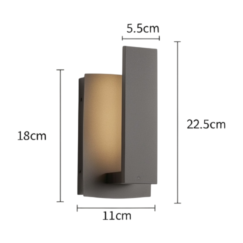 LumiVibe - Elegante Weerbestendige Wandlamp