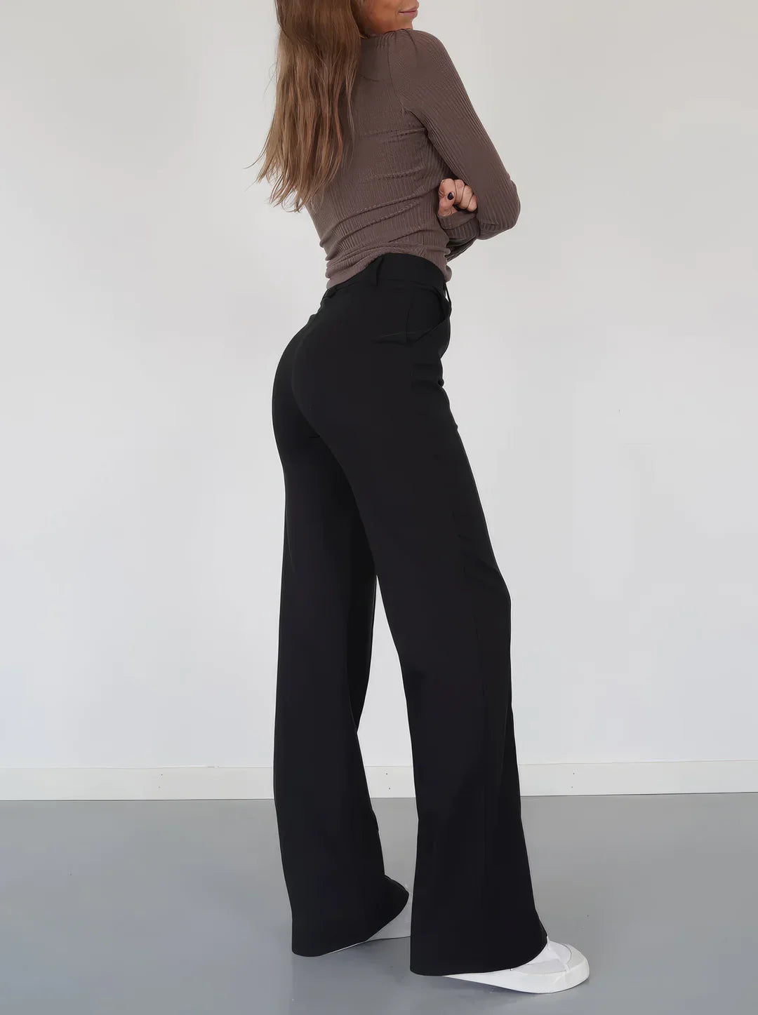 Yva - Wide Flared Broek
