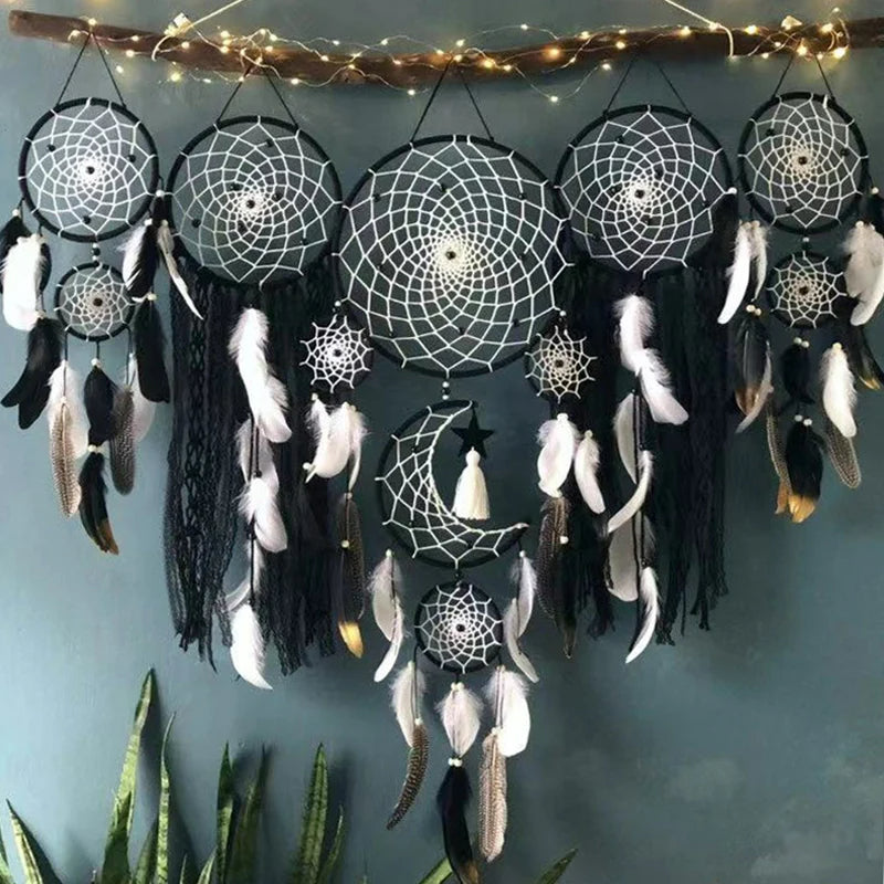 Boheemse Dromenvanger Set van 5 Stuks voor Unieke Decoratie
