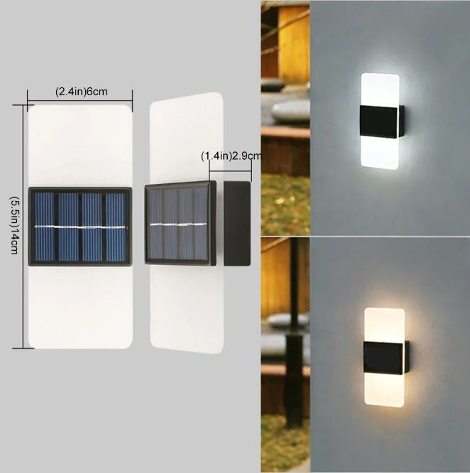 LuminaraSolar - Solar LED Wandlamp voor Buiten