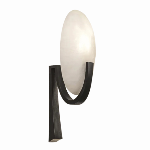 LuxeNord - Moderne Postmoderne Wandlamp van Koper en Marmer met LED Verlichting