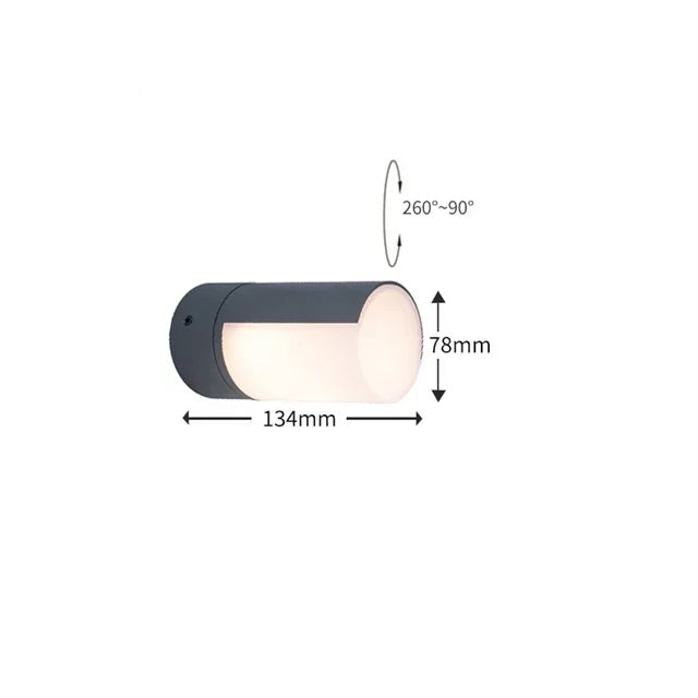 BrightEdge - Stijlvolle LED Wandlamp voor Buitenruimte