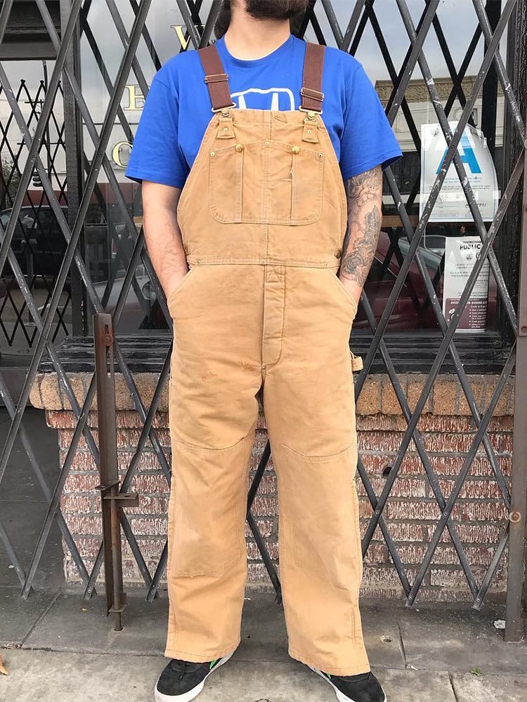 Heren Duck Bib Overall Canvas Werkkleding Dungarees