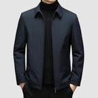 Donsjack Donkerblauw Donzen Vulling Maat M Comfortabel