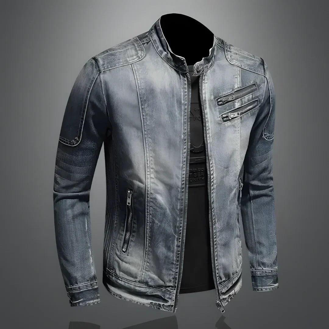 Heren Winter Denim Jas Met Warme Voering Voor Casual Stijl En Comfortabele Pasvorm