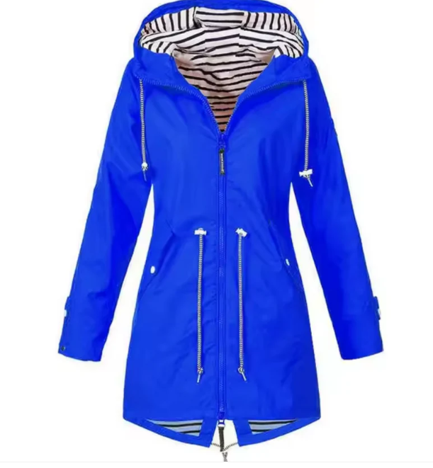 Waterdichte Jas Met Capuchon Lichtgewicht Pasvorm Comfort - Winterjas Dames