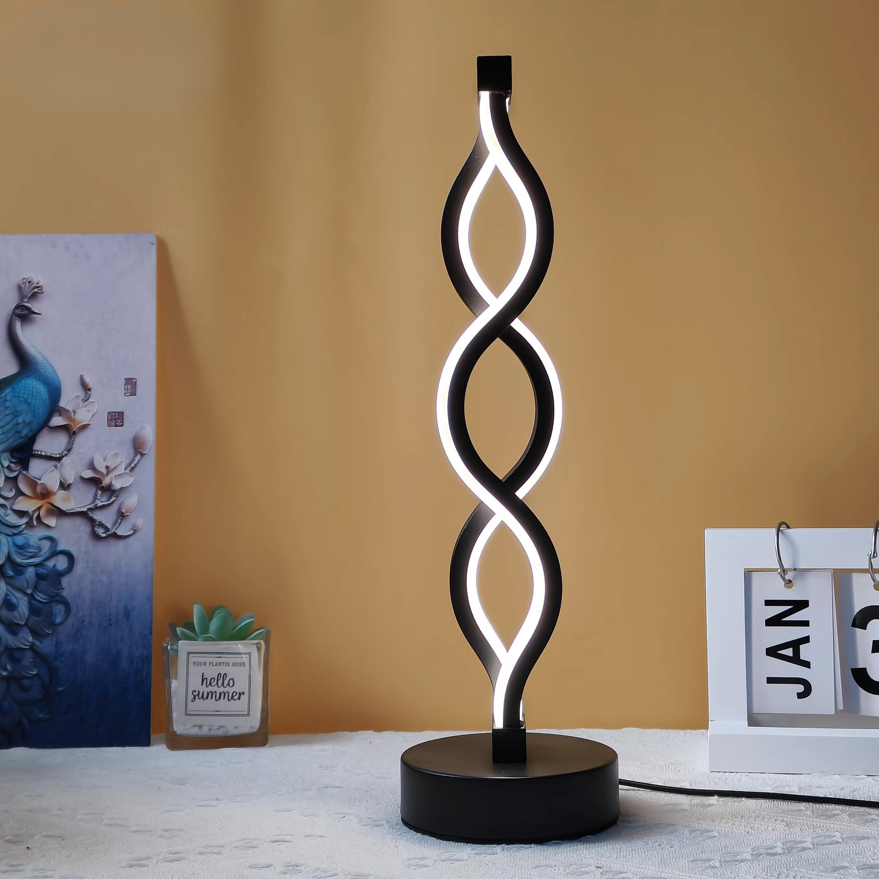 SilverWave - Aluminium LED Bureaulamp met Dimbare Verlichting