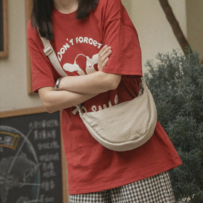 Vrouwen Ruime Schoudertas Van Nylon Voor Vrouwen Lichte Tas