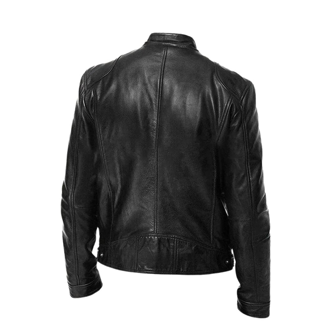 Leren Jack Casual Stoer Tijdloos Materiaal Leer Klassiek
