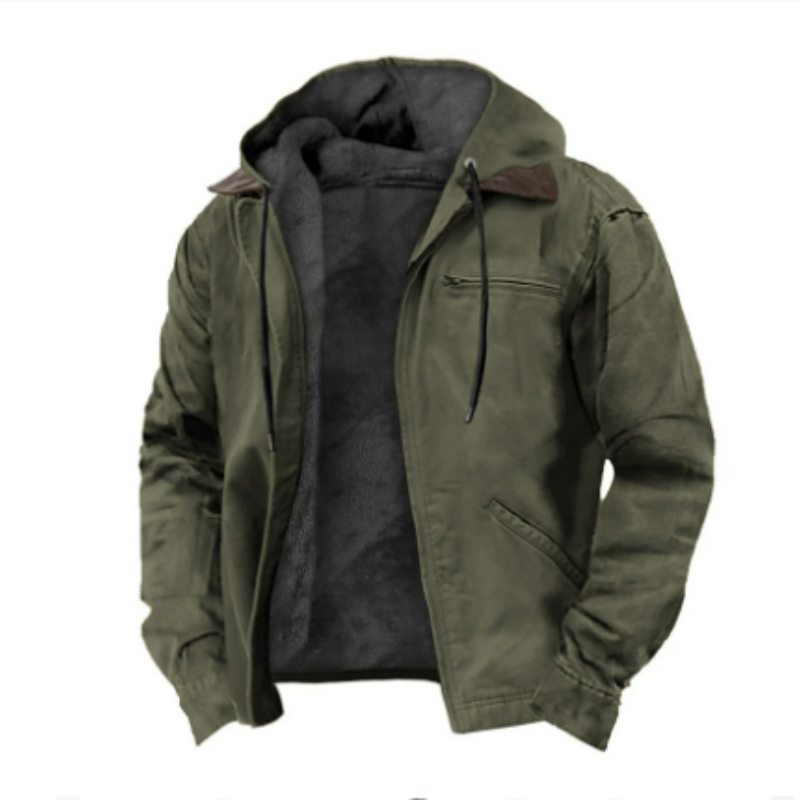 Heren Klassieke Hoodie Warm Regenjas