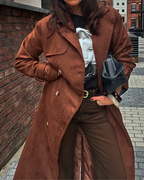 Banbury Suède Trench Coat