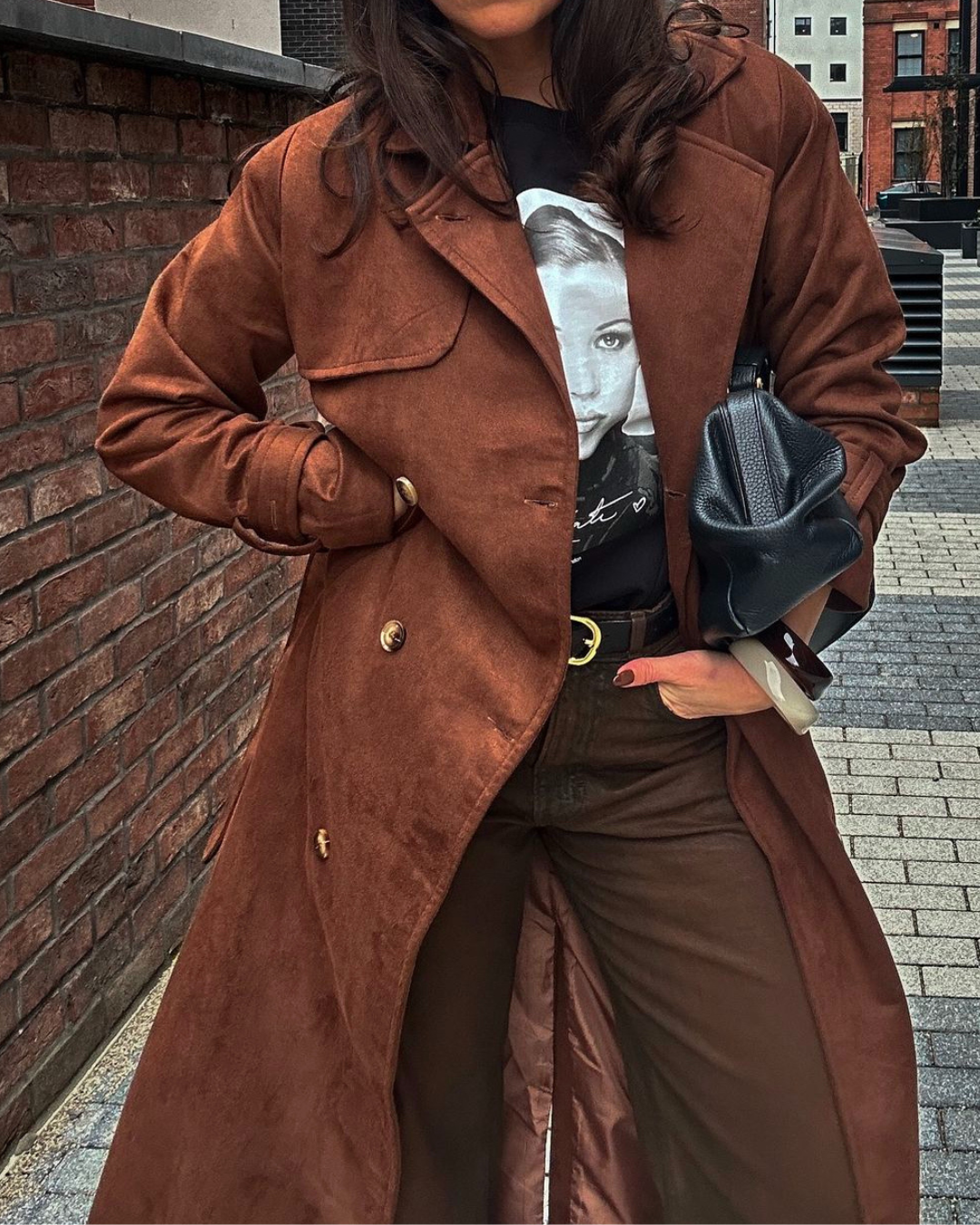 Banbury Suède Trench Coat