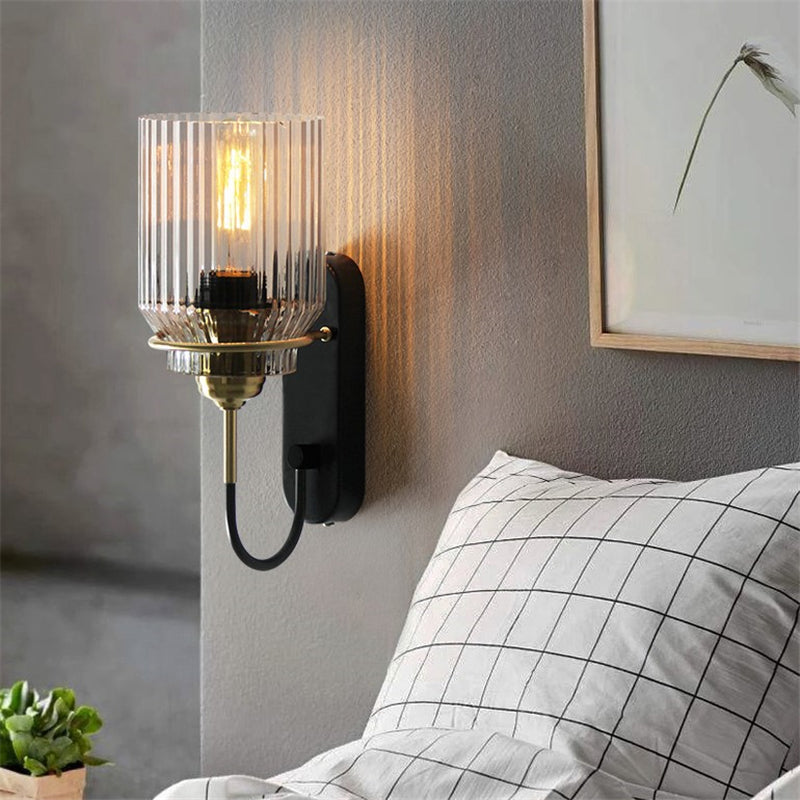 Noordse Creatieve Glazen Wandlampen voor Moderneslaapkamers en Woonkamers