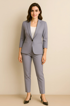 Dames Blazer en Broek Set – Tweedelig Pak voor Werk of Feest | Elegant, Comfortabel & Stijlvol