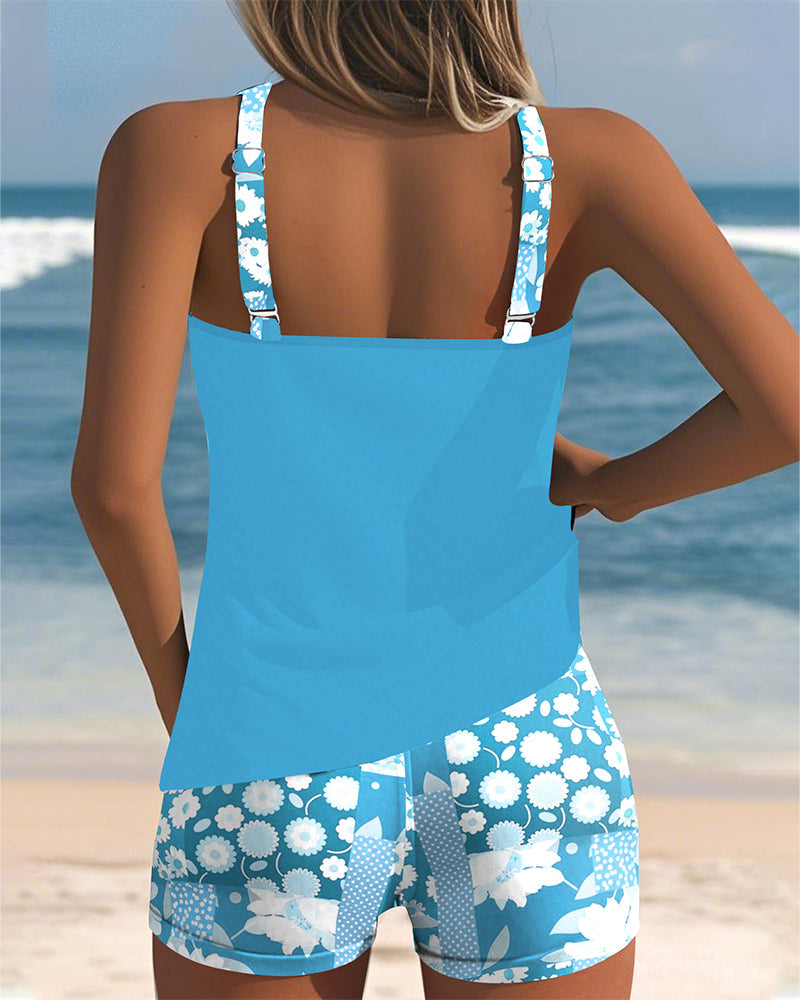 Badpak Setje Luchtige Tanktop en Short Comfort Stijlvol