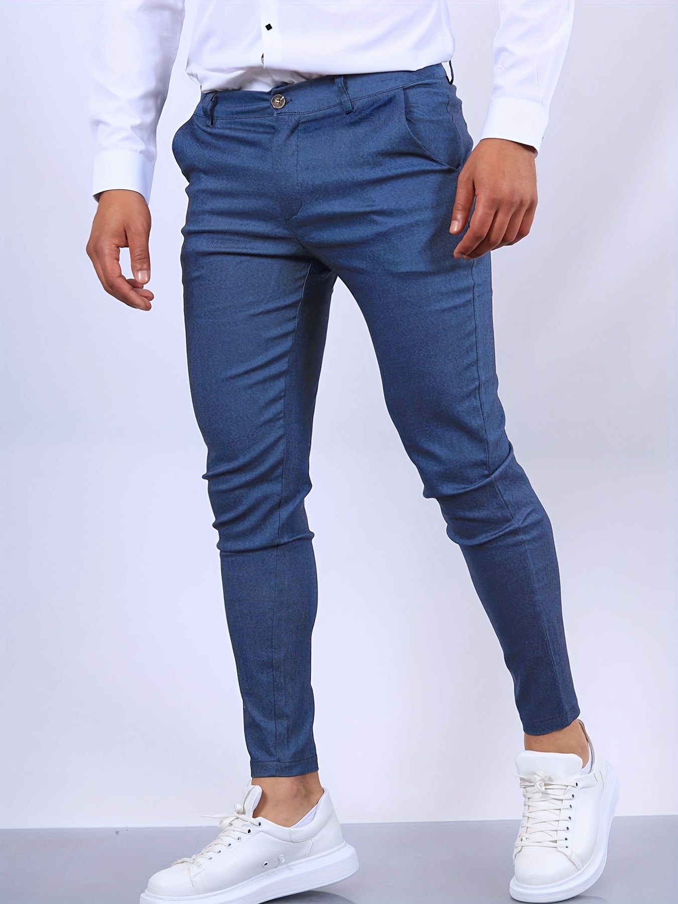 Elegante Heren Slim Fit Broek – Modern en Stijlvol Ontwerp