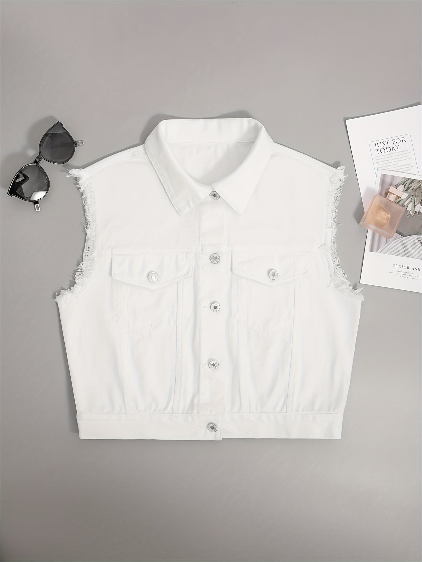 Mouwloze Dames Spijkerjas - Tijdloos, veelzijdig denim-item