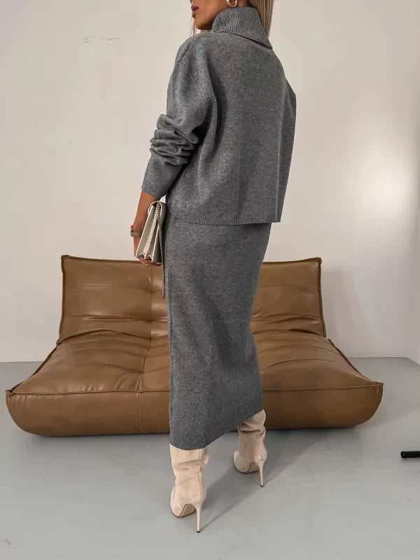 Solange - Jurk met bijpassende coltrui