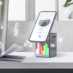 3-in-1 Magnetische Oplader met Alarmklok & Bluetooth Speaker voor Apple