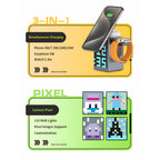 3-in-1 Magnetische Oplader met Alarmklok & Bluetooth Speaker voor Apple