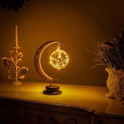 LunaSphere - LED-Maanlamp voor een Betoverende Gloed