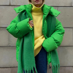 Stellianet | Dames Puffer Hoodie Jas | Overmaat