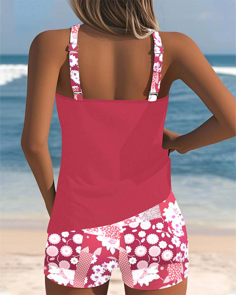 Badpak Setje Luchtige Tanktop en Short Comfort Stijlvol
