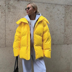 Stellianet | Dames Puffer Hoodie Jas | Overmaat