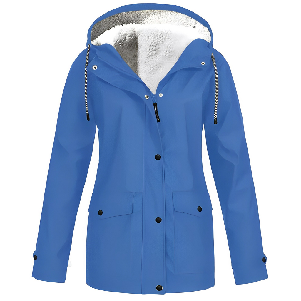 Regenjas Polyester Met Fleecevoering Voor Winterregen