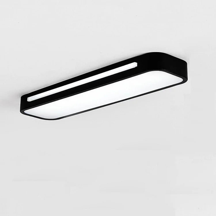 Moderne Nordic Minimalistische Lange LED Dimbare Plafondverlichting voor Woonkamer en Eetkamer