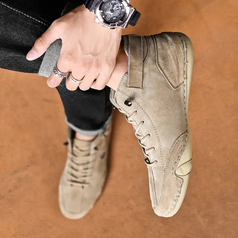 Schoenen Waterdicht Hoge Schacht Stoer Ontwerp Voor Heren