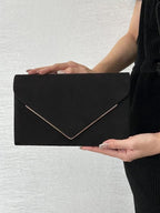 Segreto Suède-stijl Fluwelen Envelop Handtas