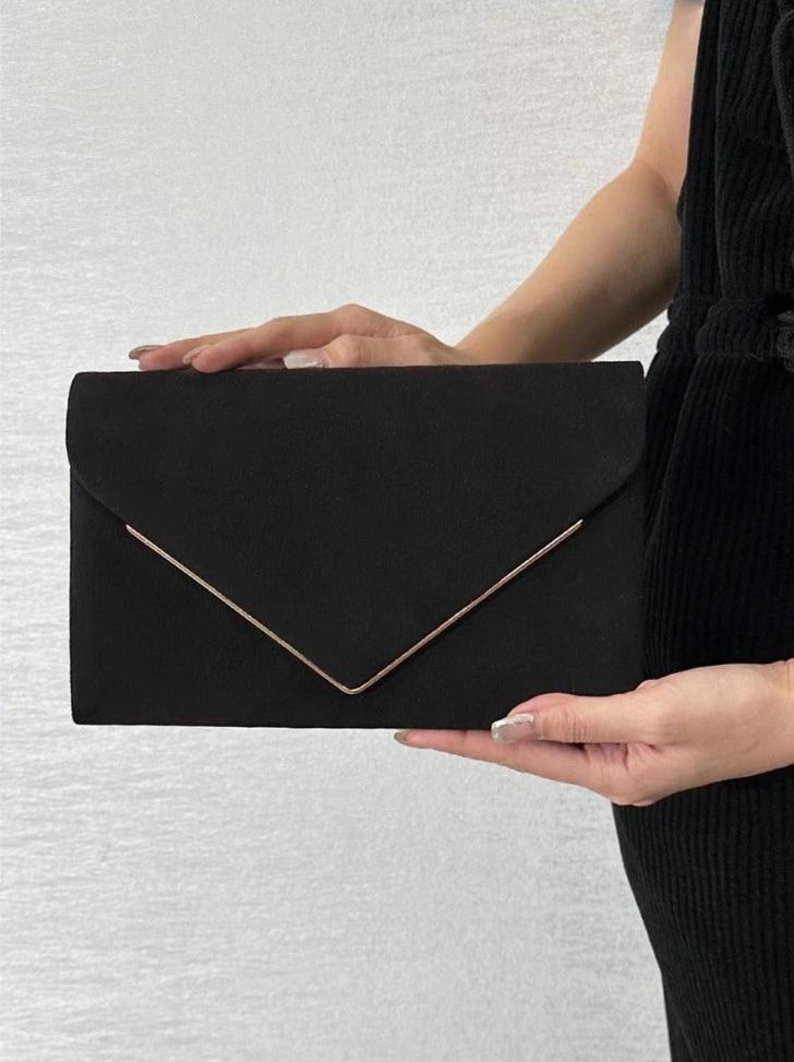 Segreto Suède-stijl Fluwelen Envelop Handtas