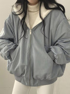Hoodie-Jacke Fleece-Reversible Comfortabele Design Modieus