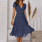 Zomerjurk met V hals
