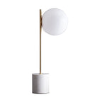 MarbleLume – Moderne LED Tafellamp met Marmeren Basis