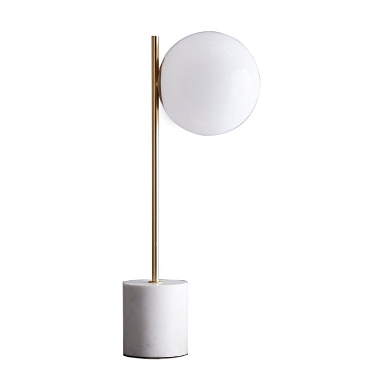 MarbleLume – Moderne LED Tafellamp met Marmeren Basis