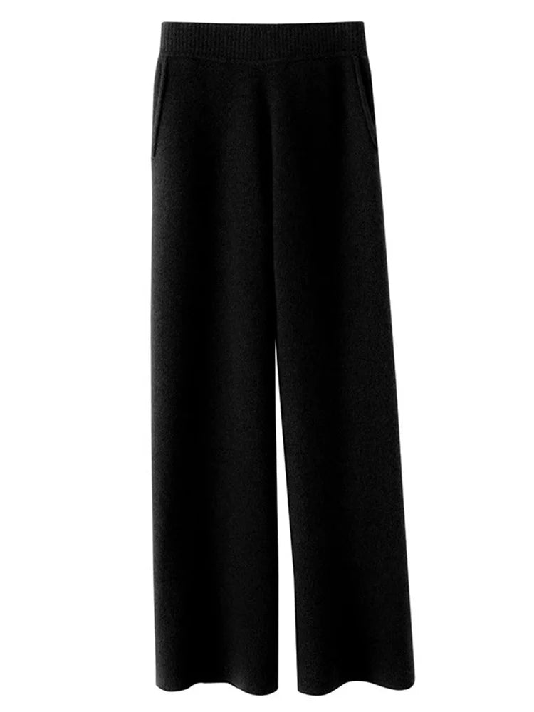 Broek Dames Cashmere Comfort Met Elastische Taille
