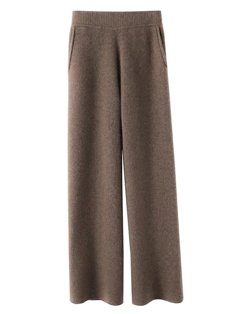Broek Dames Cashmere Comfort Met Elastische Taille