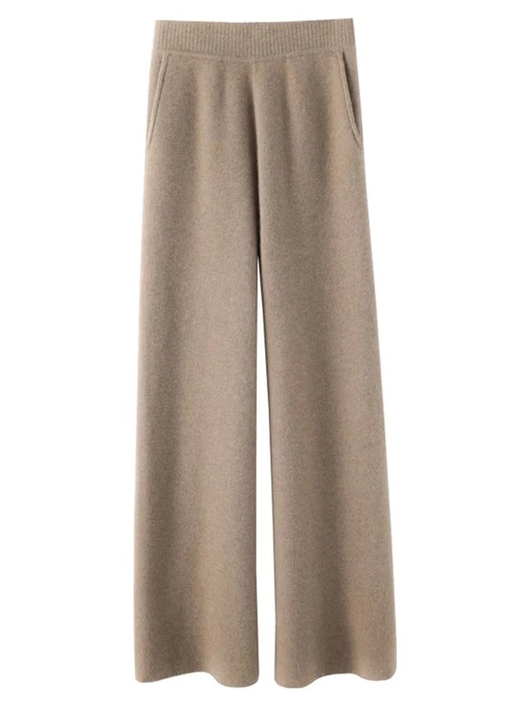 Broek Dames Cashmere Comfort Met Elastische Taille