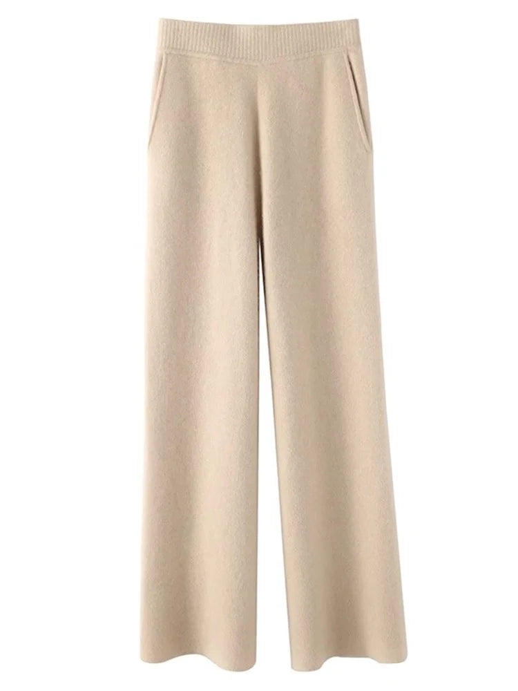 Broek Dames Cashmere Comfort Met Elastische Taille