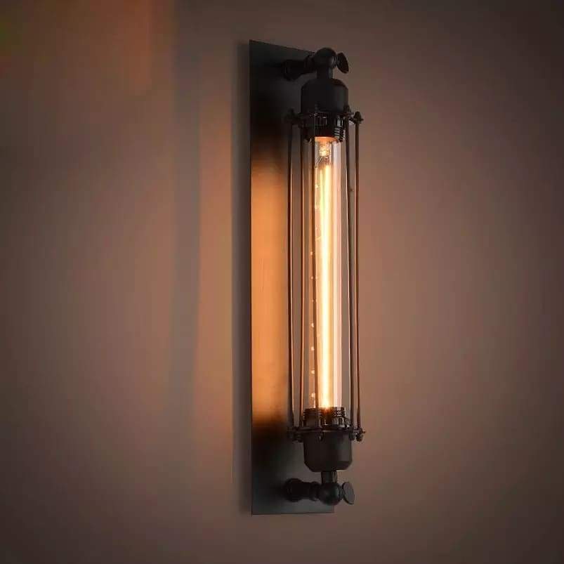 Wandlamp Smeedijzer Vintage Ontwerp Wandgemonteerd 18 Inch