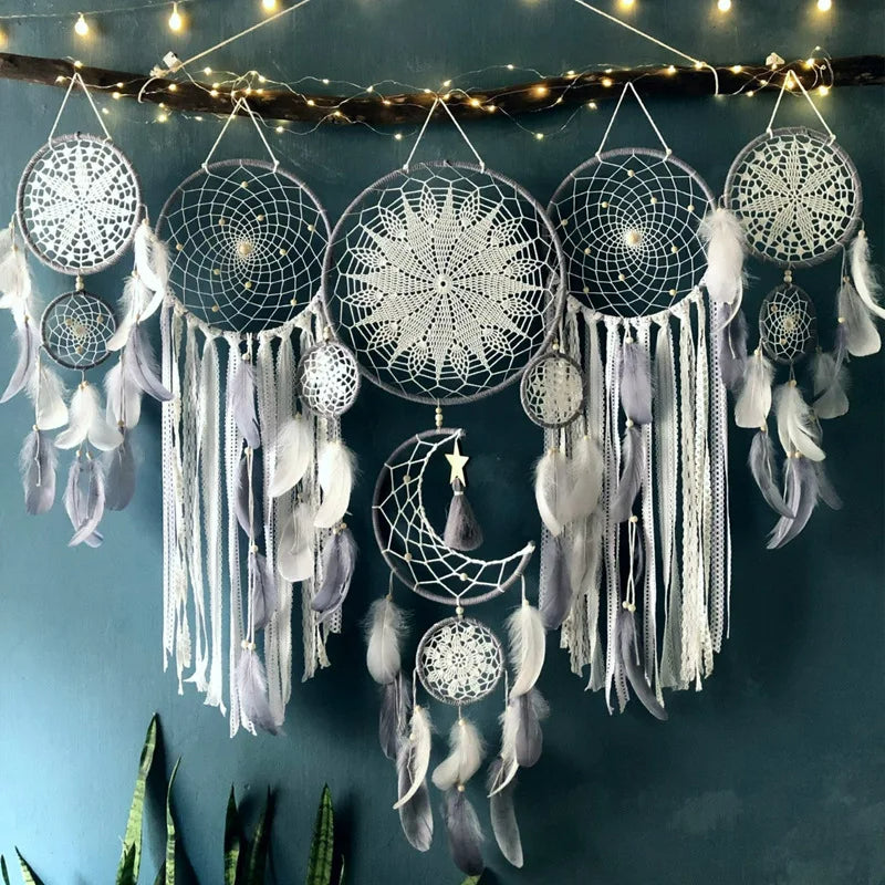 Boheemse Dromenvanger Set van 5 Stuks voor Unieke Decoratie